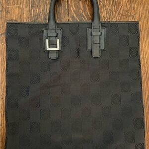 Elegant Black Tote Bag